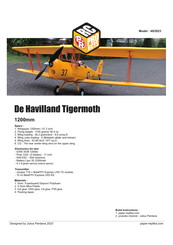 Paper Replika De Havilland Tigermoth Manual