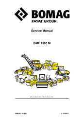 Fayat Group BOMAG BMF 2500 M Service Manual