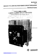 Gould K-4000S Instructions Manual