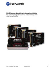 Holzworth Instrumentation HSM1 Quick Start Operation Manual