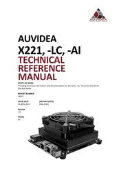 Auvidea X221-AI Technical Reference Manual