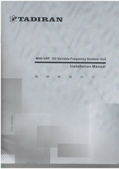 Tadiran Telecom MINI-VRF Installation Manual