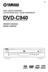 Yamaha DVD-C940 Owner's Manual