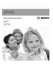 Bosch HMB5020/01 Installation Instructions Manual