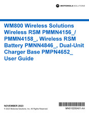Motorola solutions WM800 User Manual