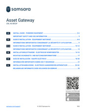 Samsara CBL-AG-BEQP Installation Manual