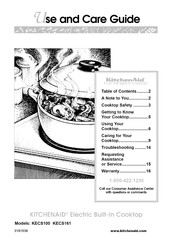KitchenAid KECS161 Use And Care Manual
