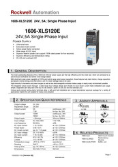 Rockwell Automation 1606-XLS120E Manual