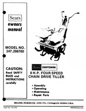 Sears CRAFTSMAN 247.298760 Owner's Manual