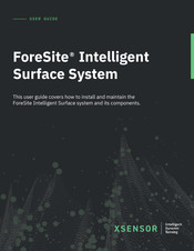 Xsensor ForeSite Intelligent Surface System User Manual
