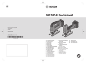 Bosch GST 185-LI Professional Original Instructions Manual