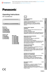 Panasonic CU-RE15RKE Operating Instructions Manual