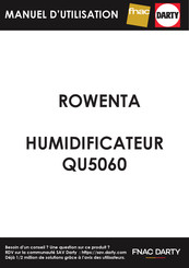 Rowenta ECLIPSE QU5060 Manual