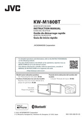JVC KW-M180BT Instruction Manual