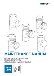 Geberit Silent-db20 Maintenance Manual
