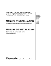 Thermador Professional PH Series Installation Manual