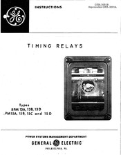 GE RPM 13A Instructions Manual