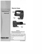 Porter-Cable 7648 Instruction Manual