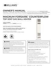 Williams 6008832 Owner's Manual