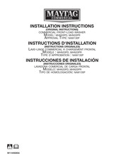 Maytag MHN33PRTGW Installation Instructions Manual