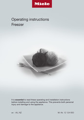 Miele FNS 4782 E edt/cs Operating Instructions Manual