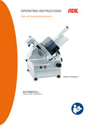 ADE AUTOMATIC-L Operating Instructions Manual