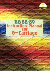 Brother KG-88 Instruction Manual