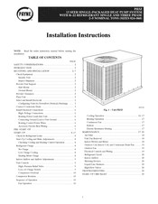 Payne PH3Z Series Installation Instructions Manual