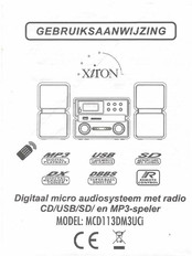 Xiron MCD113DM3UCi Manual