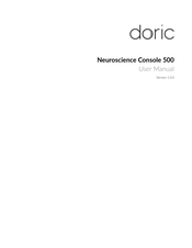 DORIC Neuroscience Console 500 User Manual