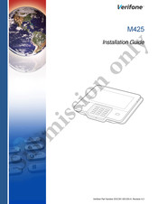 VeriFone M425 Installation Manual
