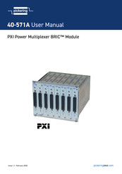 Pickering PXI Power MUX BRIC 40-571A User Manual