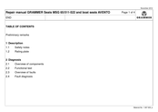 Grammer AVENTO MSG 65/521 Repair Manual