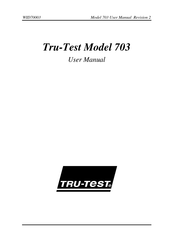Tru-Test 703 User Manual