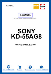 Sony BRAVIA OLED KD-55AG8 Manual