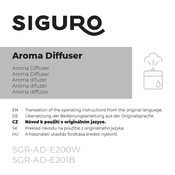 SIGURO SGR-AD-E201B Translation Of The Operating Instructions