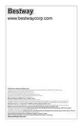 Bestway 51117 Owner's Manual