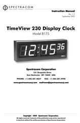 Spectracom TimeView 230 Instruction Manual