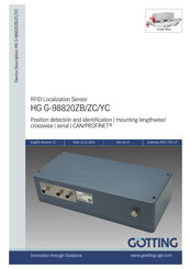 Gotting HG G-98820YC Manual
