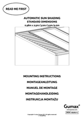 Gumax 1000 Mounting Instructions