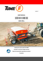 Tume NOVA COMBI 4000 User Manual