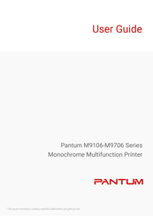 Pantum M9706 Series User Manual
