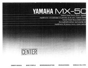 Yamaha MX-50 Manual