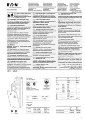 Eaton LS-S ZBZ Series Operating Instructions Manual