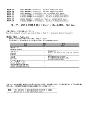 NEC N8104-211 User Manual