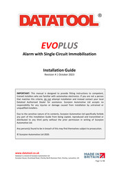 SCORPION AUTOMOTIVE Datatool EVOPLUS Installation Manual