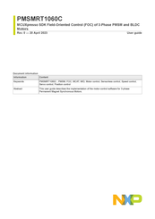 NXP Semiconductors PMSMRT1060C User Manual