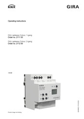 Gira 2112 00 Operating Instructions Manual
