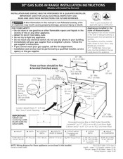 Electrolux EI30GS55LBA Installation Instructions Manual