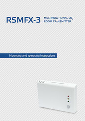 Sentera Controls RSMFF-3 Mounting And Operating Instructions